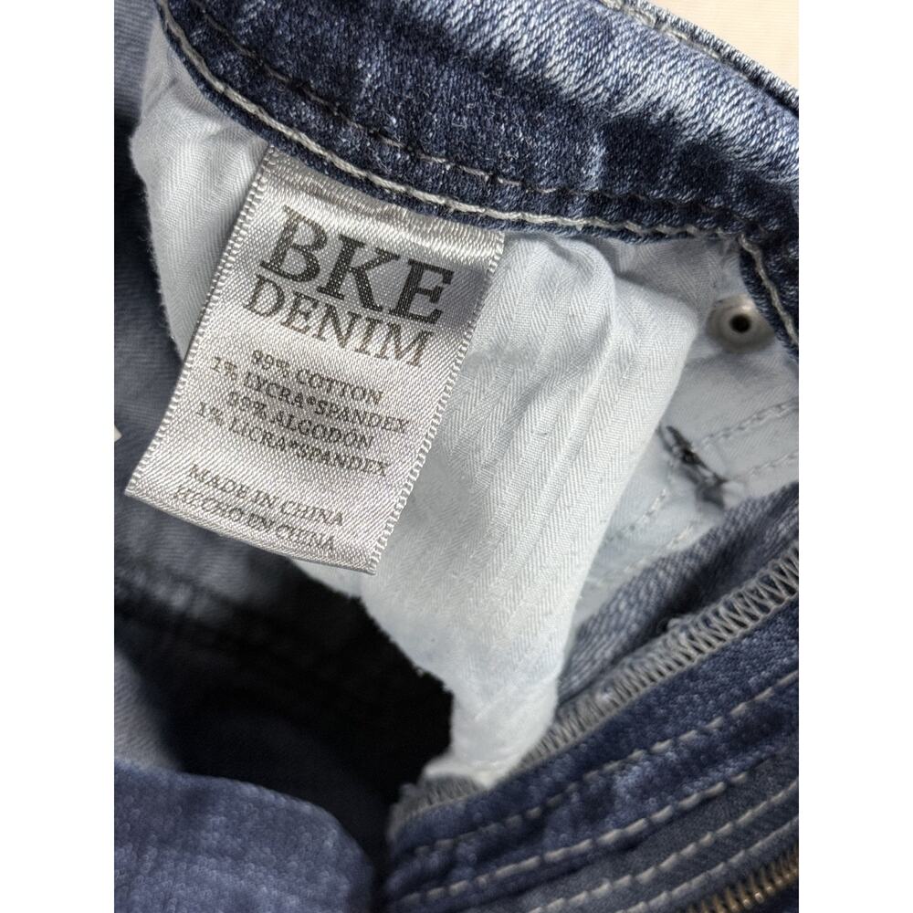 BKE Buckle Aiden Destroyed Denim Jeans Mens Sz 32x32L Blue Distressed - Picture 6 of 12